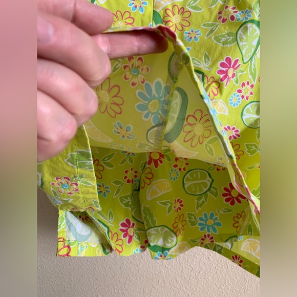 Y2K fruit Tahiti Reef Club Lime Skort 🌴 - Picture 6 of 9